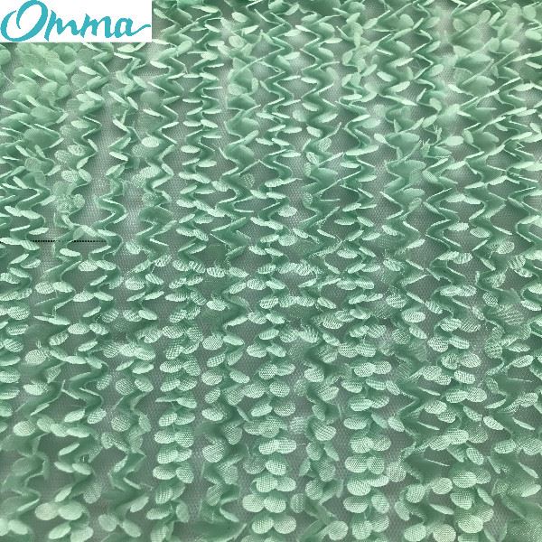 3d Chiffon Flower Fabric